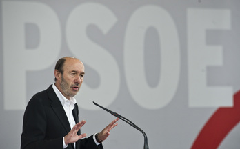 Alfredo Pérez Rubalcaba, secretario general del PSOE. (Jagoba MANTEROLA / ARGAZKI PRESS)