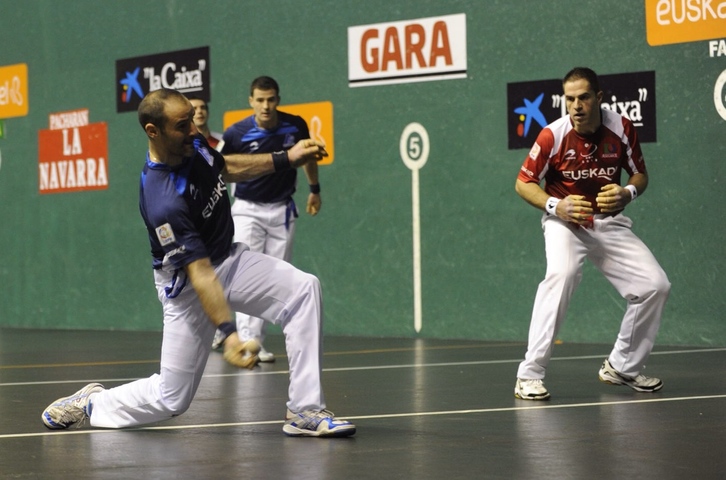 Xalak Olaizola II mendean hartu du Astelenan. (ARGAZKI PRESS)