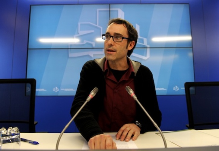 El parlamentario de EH Bildu, Julen Arzuaga. (Juanan RUIZ/ARGAZKI PRESS)