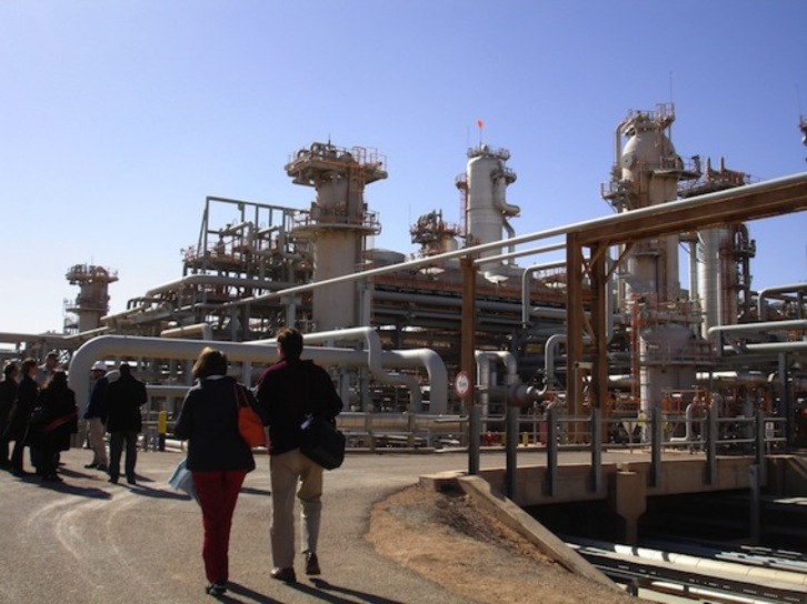 La planta gasística en la que ha tenido lugar el secuestro, en una imagen de archivo. (AFP PHOTO)
