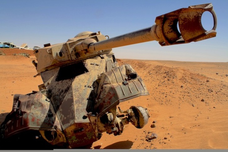 Las armas de fuego provocan 747.000 muertes al año. (Beñat ZALDUA)