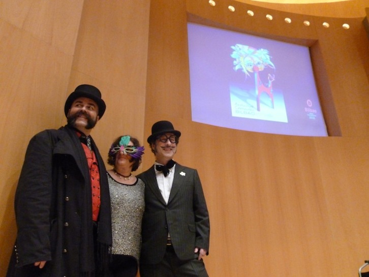 Farolin eta Zarambolas-en aurkezpeneko argazkia. (Bilboko Udala)