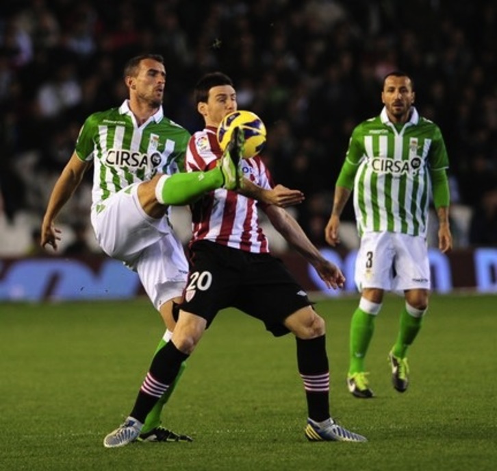 Adurizek sartu du Athleticen gola. (Cristina QUICLER/AFP)