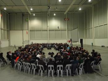 El Bilgune de Herrira ha reunido a cerca de 300 personas en Ficoba. (Gari GARAIALDE/ARGAZKI PRESS)