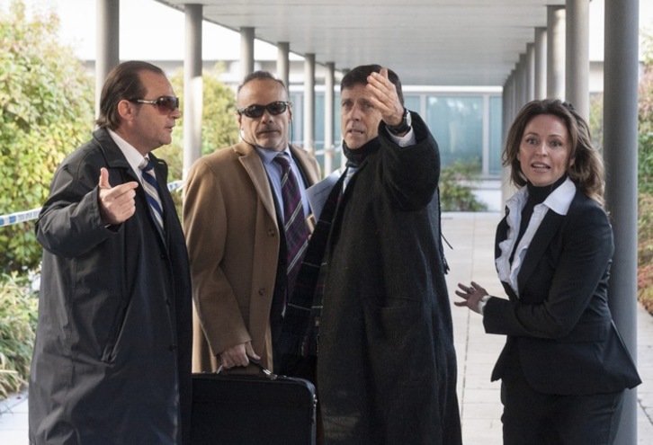 El médico Eufemiano Fuentes llega a los juzgados de Madrid. (Dani POZO/AFP)