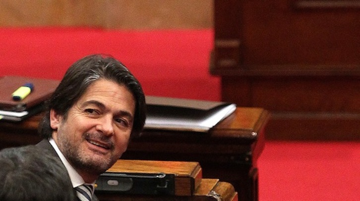 Oriol Pujol, recientemente en el Parlament de Catalunya. (Quique GARCÍA/AFP PHOTO)