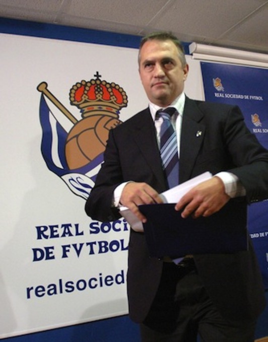 José Luis Astiazaran, expresidente de la Real. (Andoni CANELLADA/ARGAZKI PRESS)