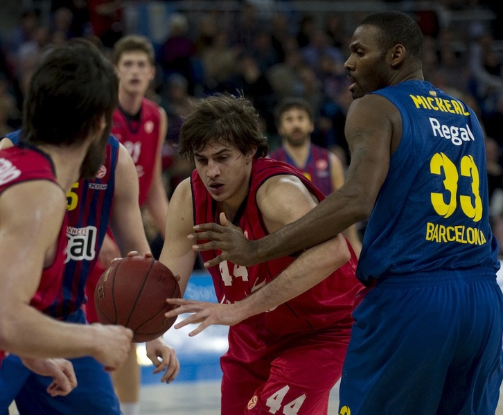 El Barcelona se impuso al Baskonia en el reciente partido de Euroliga. (Raul BOGAJO / ARGAKZI PRESS)