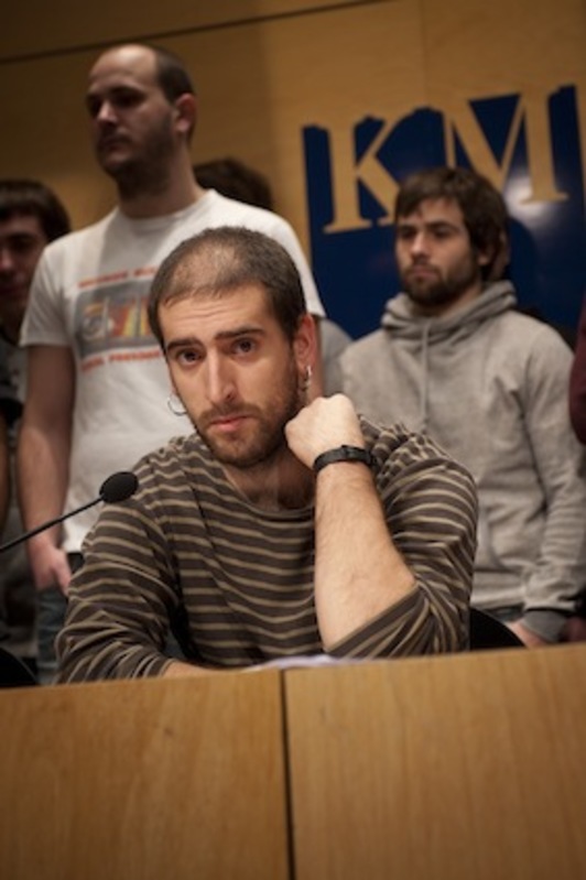 Ekaitz de Ibero gazte donostiarra. (Gari GARAIALDE/ARGAZKI PRESS)