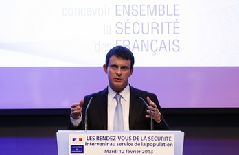El ministro de Interior francés, Manuel Valls. (Pierre VERDI/AFP PHOTO)