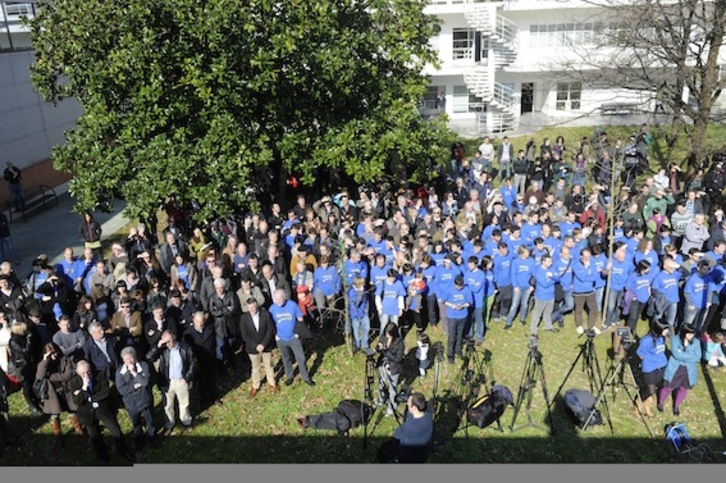 ‘Egunkaria’ren itxieraren hamargarren urteurreneko ekitaldia, Martin Ugalden. (Jon URBE/ARGAZKI PRESS)