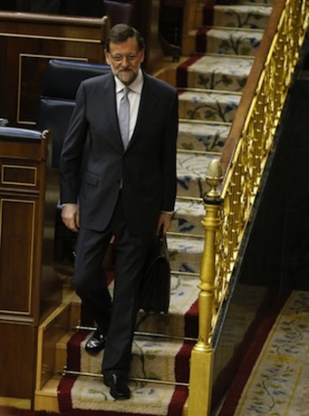 El presidente del Gobierno español, Mariano Rajoy. (César MANSO/AFP PHOTO)