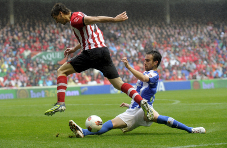 Foto de archivo de la pasada temporada que recoge el derbi jugado en San Mamés. (Marisol RAMIREZ/ARGAZKI PRESS)