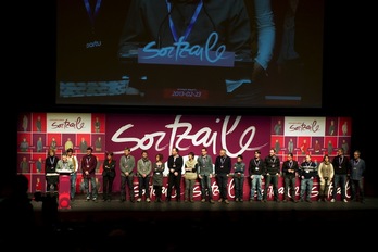 Hasier Arraiz ha sido ratificado como primer presidente de Sortu. (Idoia ZABALETA/ARGAZKI PRESS)