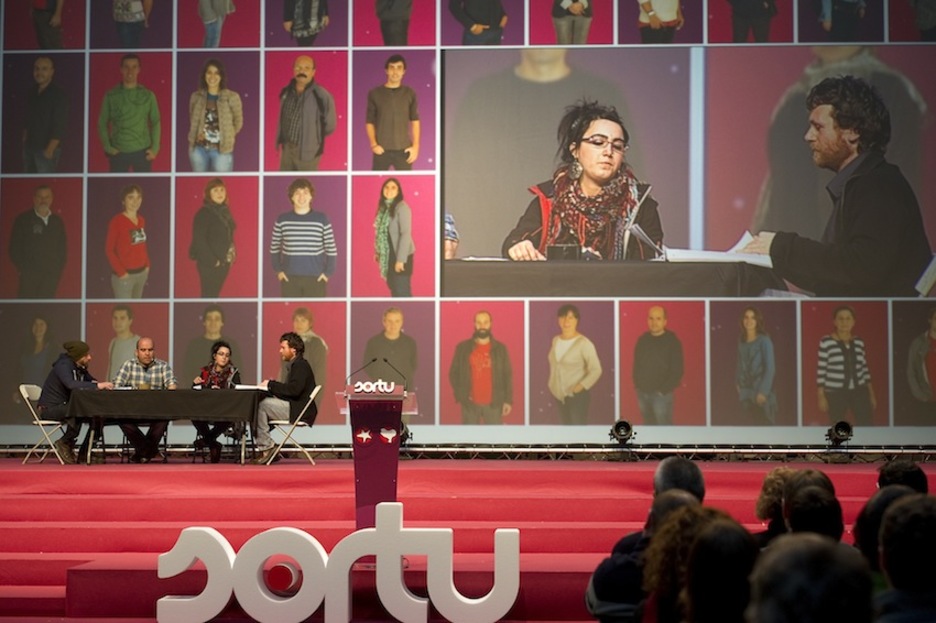 Antzerkia, musika eta dantza ere izan dira ekitaldian. (Idoia ZABALETA/ARGAZKI PRESS)