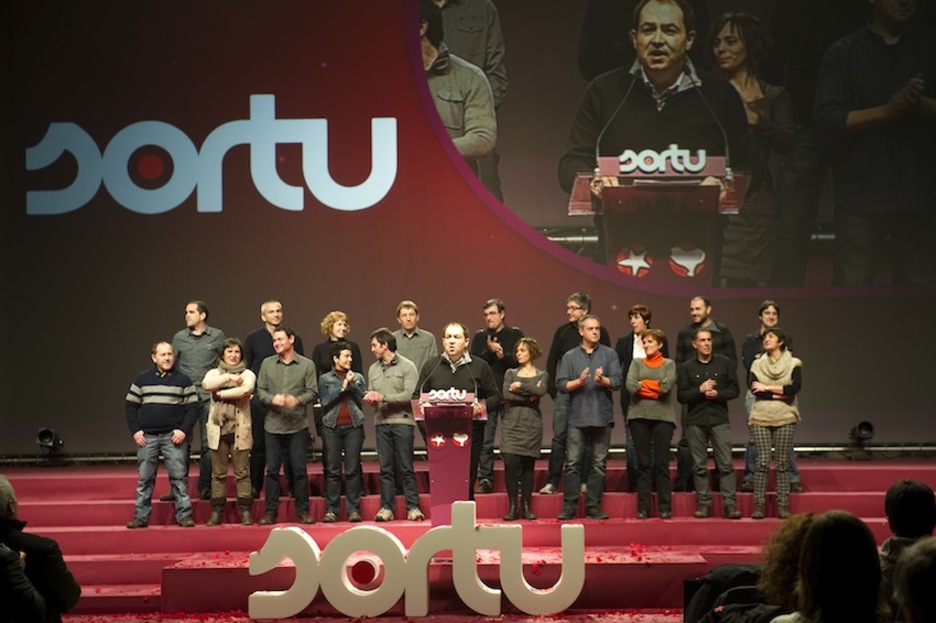 Sortu burujabetzaren eta justizia sozialaren alde «lehenengo lerroan» egongo dela esan du Barrenak. (Idoia ZABALETA/ARGAZKI PRESS)