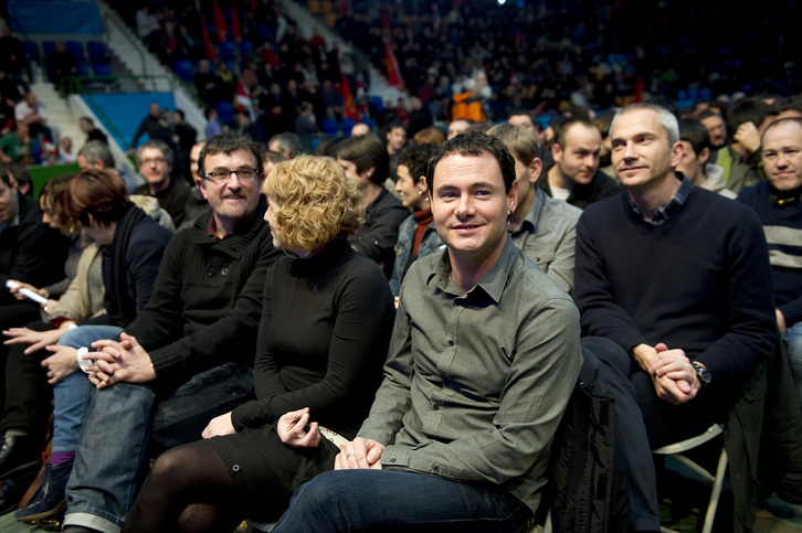 Hasier Arraiz en el congreso fundacional de Sortu. (Idoia ZABALETA / ARGAZKI PRESS)