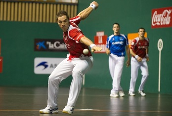 Olaizolak eta Zabalak eskuratu dute garaipena. (Andoni CANELLADA/ARGAZKI PRESS)