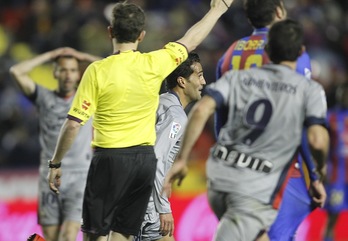 Masoud celebra su golazo. (LA OTRA FOTO)