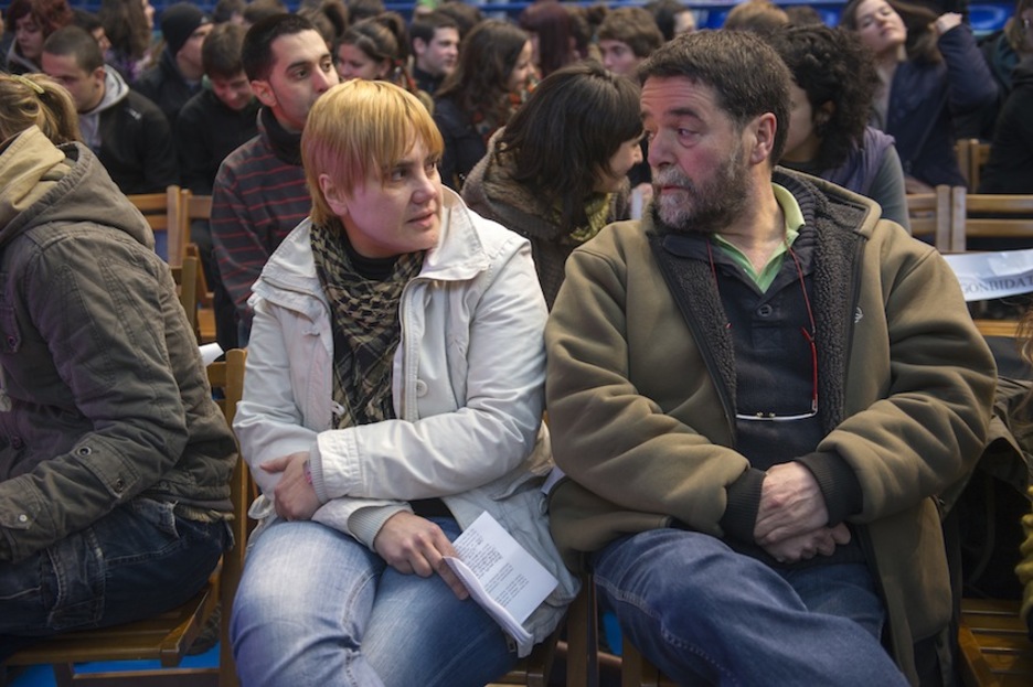Ainhoa Etxaide eta Joseba Alvarez. (Juanan RUIZ/ARGAZKI PRESS) Ainhoa Etxaide eta Joseba Alvarez. (Juanan RUIZ/ARGAZKI PRESS)