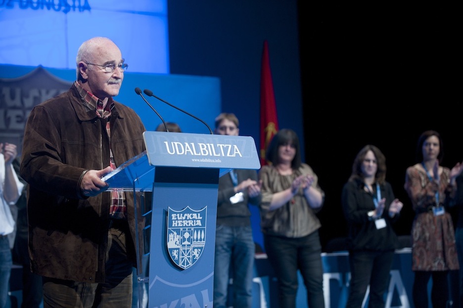 Loren Arkotxa lehendakari ohiaren hitzaldia. (Jon URBE/ARGAZKI PRESS)