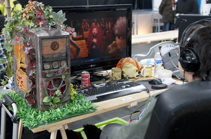 Uno de los participantes de la Gipuzkoa Encounter. (Idoia ZABALETA/ARGAZKI PRESS)