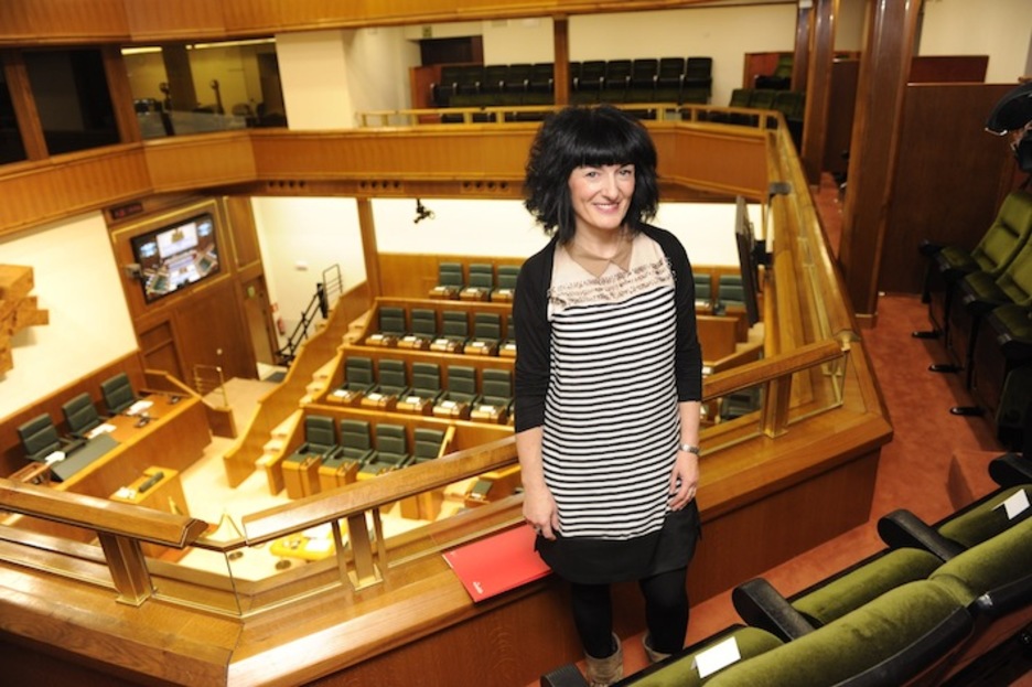 Maite Iturbe ha asistido al pleno en el que ha sido designada directora general de EiTB. (ARGAZKI PRESS) Maite Iturbe ha asistido al pleno en el que ha sido designada directora general de EiTB. (ARGAZKI PRESS)