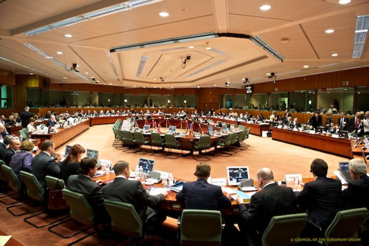 Imagen de la reunión de ministros de Justicia e Interior de la UE en Bruselas. (MINISTERIO DE INTERIOR)