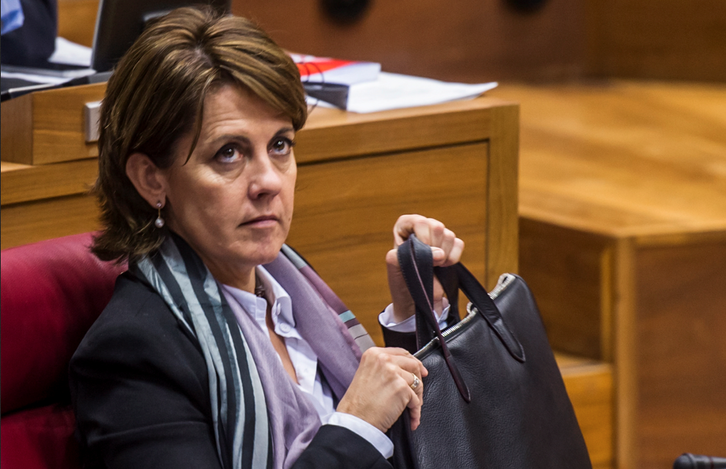 Yolanda Barcina en el Parlamento, en una foto de archivo. (Lander Fdz. ARROIABE / ARGAZKI PRESS)