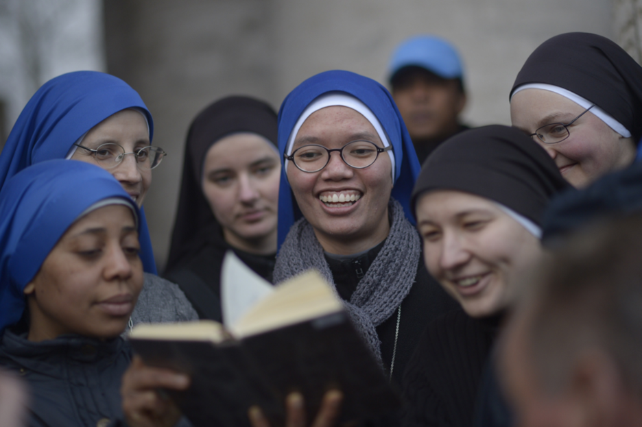 Para los católicos más cercanos a la jerarquía eclesiástica la elección del nuevo Papa es motivo de alegría. (Johannes EISELE / ARGAZKI PRESS) Para los católicos más cercanos a la jerarquía eclesiástica la elección del nuevo Papa es motivo de alegría. (Johannes EISELE / ARGAZKI PRESS)