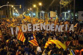 Millón y medio de catalanes salieron a la calle el 11 de setiembre. (ANC)
