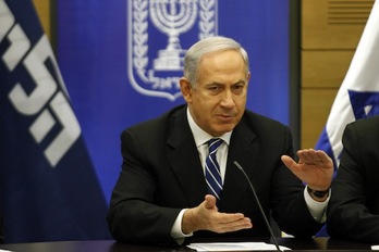 El primer ministro israelí, Benjamin Netanyahu, en una imagen tomada esta semana en el Parlamento. (Gali TIBBON/AFP PHOTO)