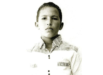 Chávez retratado durante su infancia en Sabaneta de Barinas, al oeste de Venezuela. (HO)
