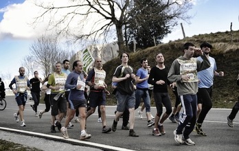 Ibilbidearen erdia egin du jada Korrikak. (ARGAZKI PRESS)