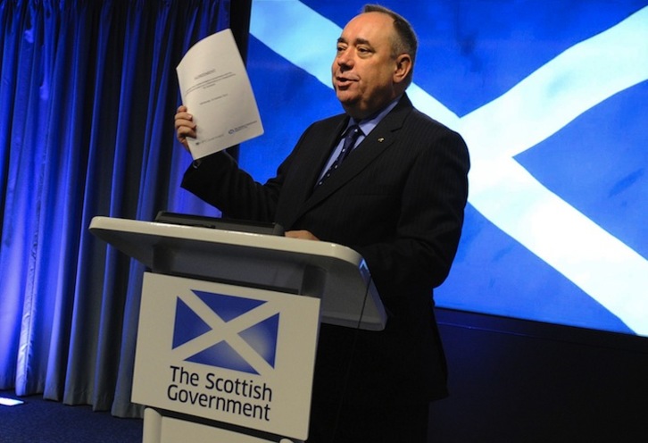 Alex Salmond, en una imagen de archivo. (Andy BUCHANAN/AFP) 
