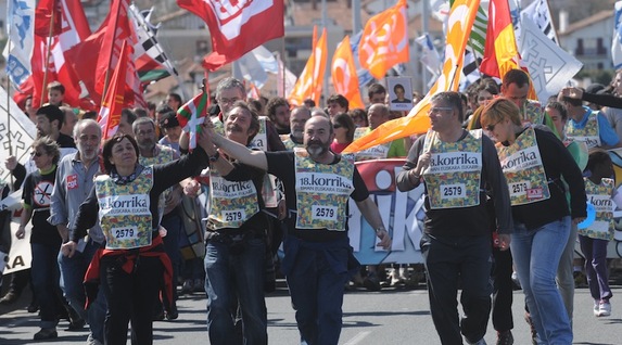LABeko ordezkaritza bat ere Baionan izan da. (Gaizka IROZ)