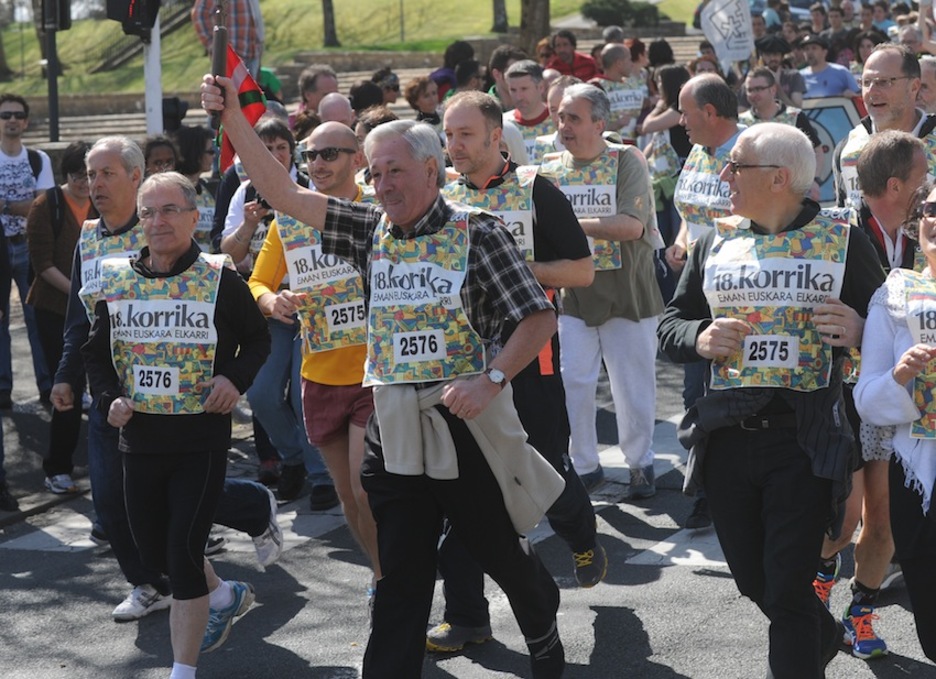 Frantxua Maitia lekukoarekin. (Gaizka IROZ)