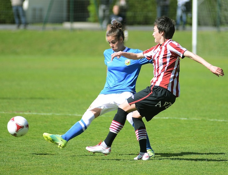 Athletic eta Sant Gabrielen arteko norgehiagoka, Lezaman. (Jon HERNAEZ/ARGAZKI PRESS)