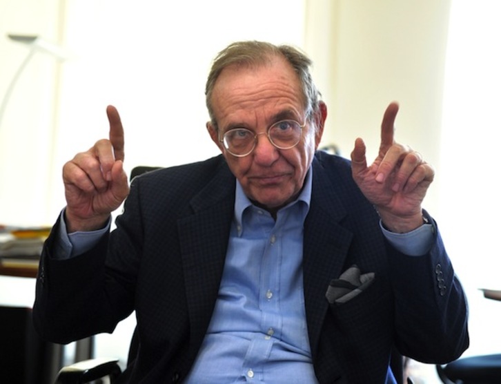Pier Carlo Padoan, economista jefe de la OCDE. (Eric PIERMONT/AFP PHOTO)