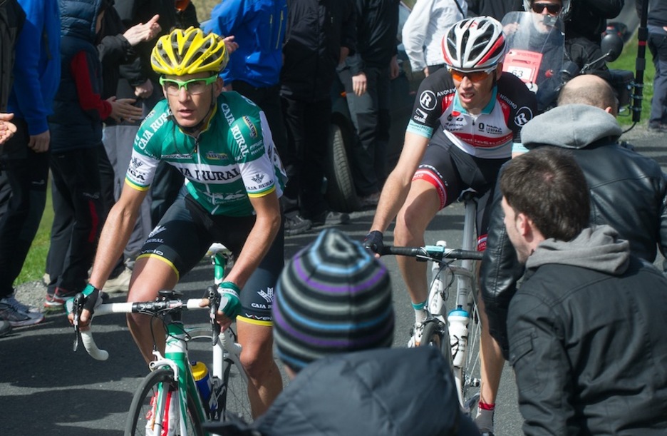 Amets Txurruka, Azurkiko igoeran. (Andoni CANELLADA/ARGAZKI PRESS)