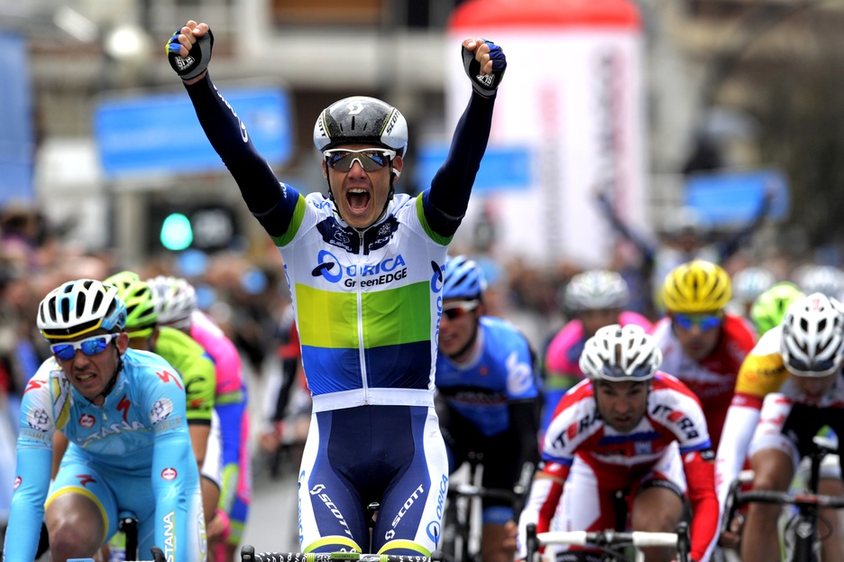 Euskal Herriko Itzulian hasiera ona izan du Greenedge taldeak. Bitik bi etapa irabazi ditu. (Juanan RUIZ/ARGAZKI PRESS) Euskal Herriko Itzulian hasiera ona izan du Greenedge taldeak. Bitik bi etapa irabazi ditu. (Juanan RUIZ/ARGAZKI PRESS)