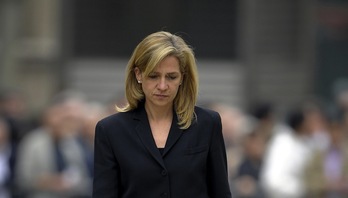 La infanta Cristina de Borbón, en una imagen de archivo. (Josep LAGO/AFP)