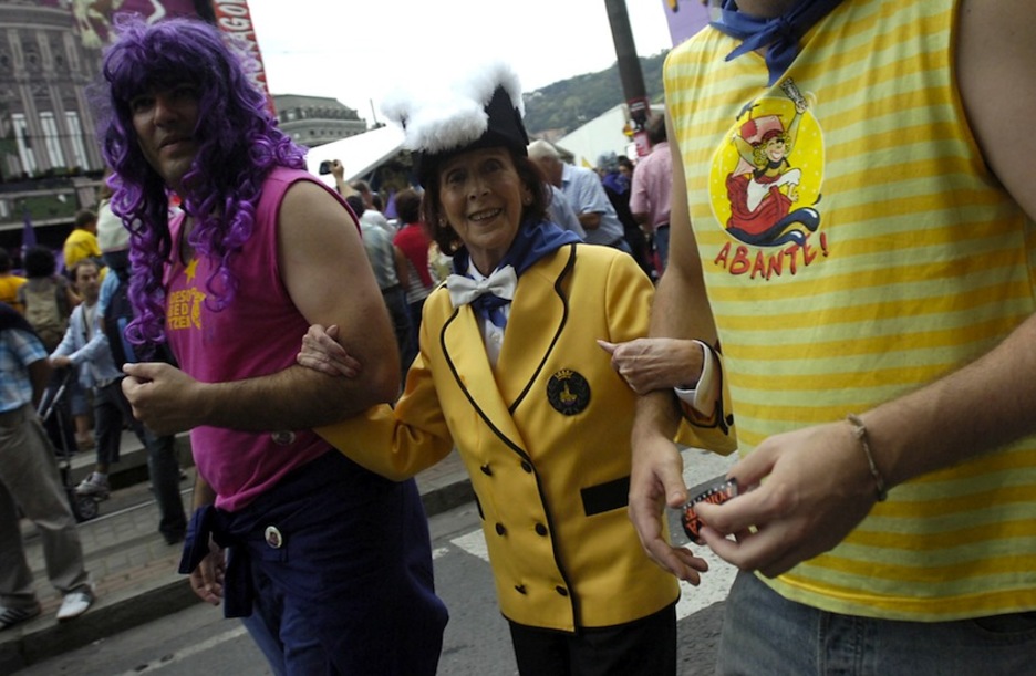 Bilbao, pregonera de la Semana Grande. (Raul BOGAJO/ARGAZKI PRESS) Bilbao, pregonera de la Semana Grande. (Raul BOGAJO/ARGAZKI PRESS)