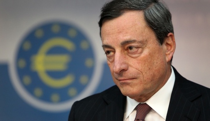 El presidente del BCE, Mario Draghi, asistirá a la cena de trabajo de esta noche. (Daniel ROLAND/AFP PHOTO)