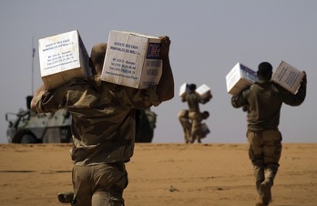 Las tropas francesas han empezado a retirarse de Mali. (Joel SAGET/AFP)