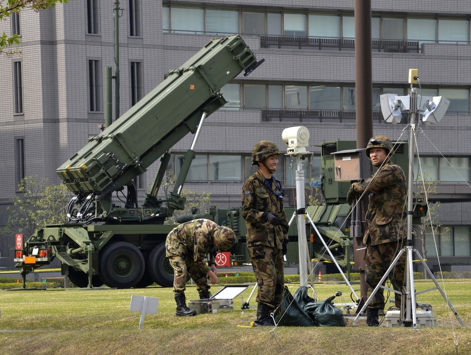 8 de abril. Japón ha desplegado defensas antimisiles en su capital, Tokyo, en previsión de un eventual ataque de Corea del Norte. (Yoshikazu TSUNO /AFP)