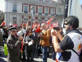 Concentración en Madrid para pedir que se investigue a Emilio Hellín, autor de la muerte de Yolanda González. (@tmextv)