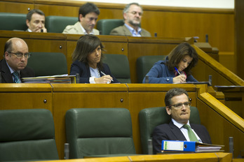 Basagoiti en el Parlamento de Gasteiz. (Juanan RUIZ / ARGAZKI PRESS)