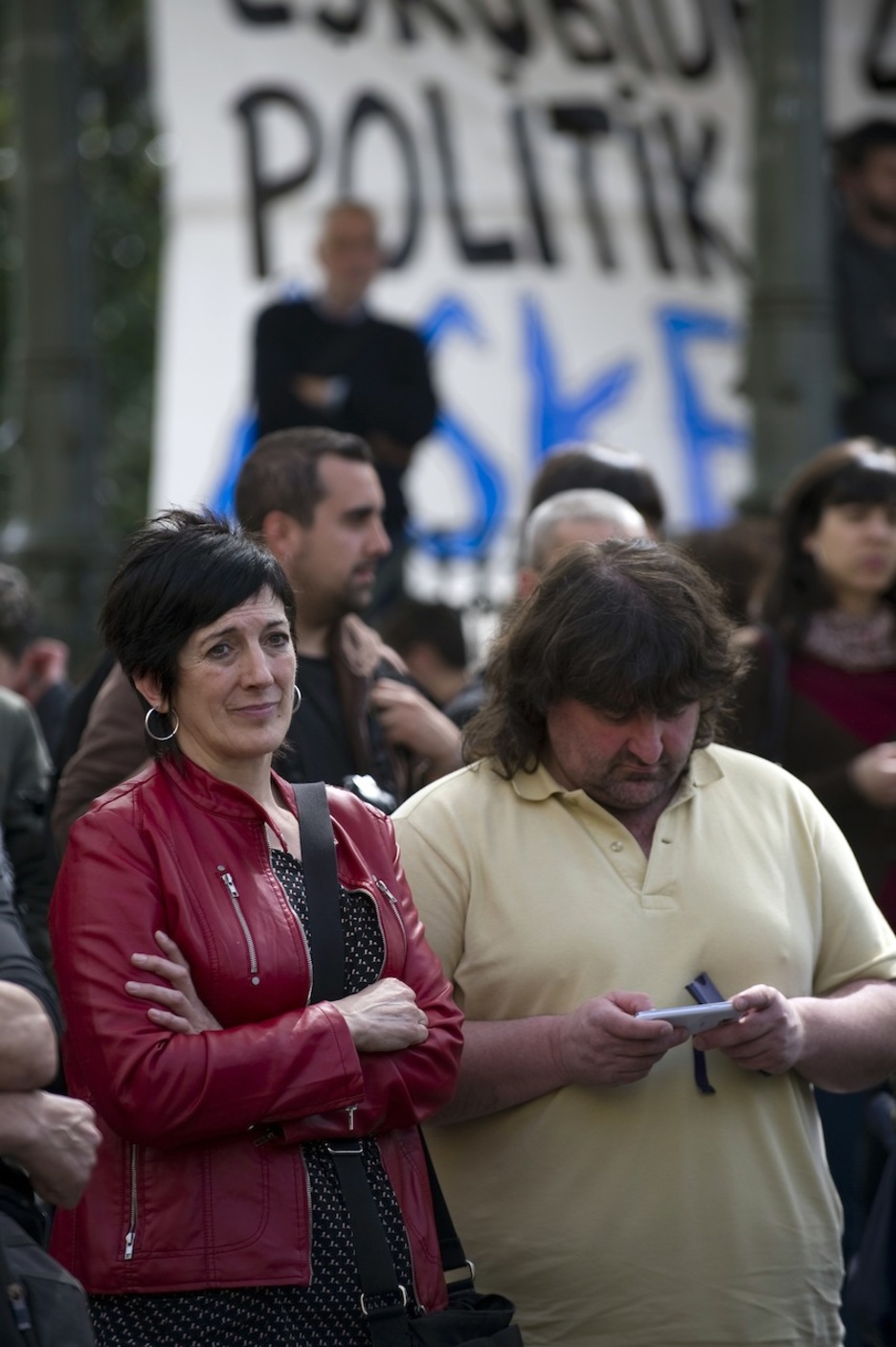 Maite Aristegi Amaiurreko diputatua izan da Donostian. (Juan Carlos RUIZ/ARGAZKI PRESS)