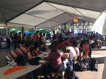 Gaur goizean Aske Gunean hartutako irudia. (Ion TELLERIA)